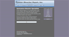 Desktop Screenshot of bleacherrepair.com