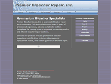 Tablet Screenshot of bleacherrepair.com